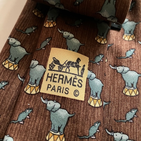 Authentic Hermes Neck Tie. Plus 8 other Ties. - Picture 3 of 16